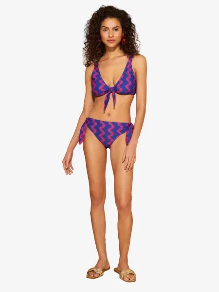 Love & roses Sutien costum de baie / roz închis albastru