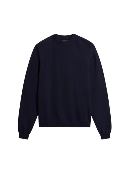 Sweter Woolrich wełniany niebieski