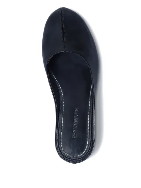 Papuci tip mules Bernardo cu platformă negru