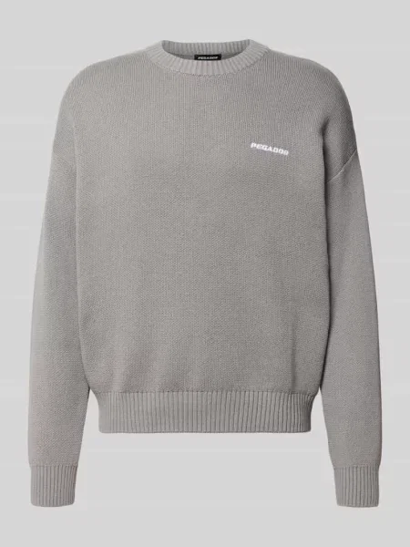 Sweter dzianinowy z czystej bawełny o kroju regular fit Pegador