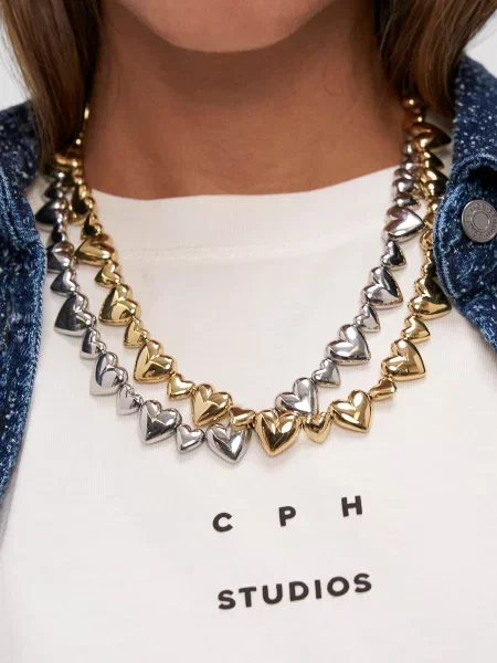 Copenhagen Studios Łańcuszek Ze Stali Nierdzewnej gold