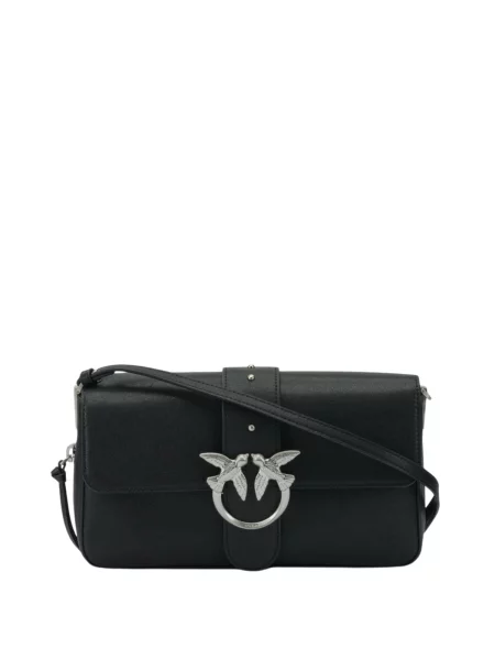 PINKO Kabelka Pinko Sacs à main Love One Slouchy Zip Classic V Noir' čierna