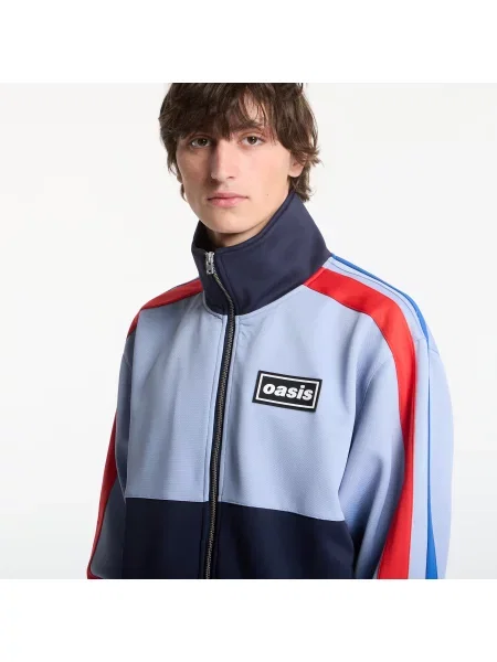 Jachetă PLEASURES Forever Track Jacket Powder Blue XL albastru