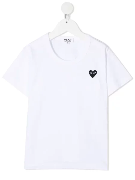 Koszulka dziecięca Comme Des Garcons Play biała