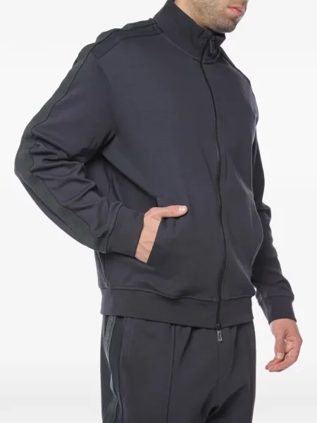 Суичър с цип Armani Exchange синьо