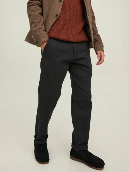 JACK & JONES Chino hlače Kane' črna