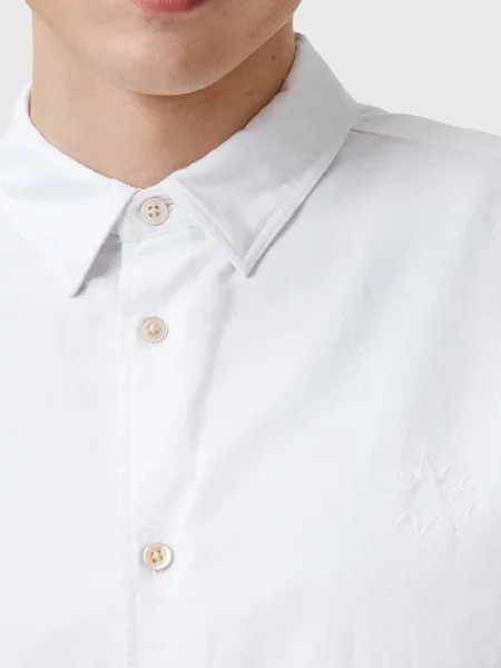 Сорочка AllSaints HAVEN regular класичний комір білий