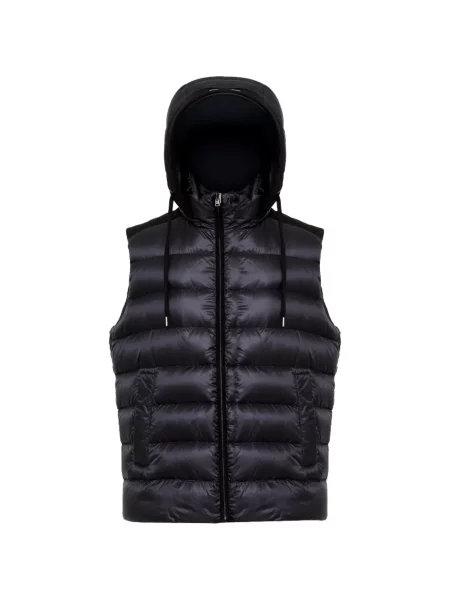Vestă Herno cu glugă negru