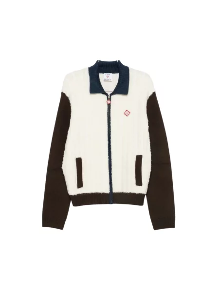 Sweter Casablanca brązowy
