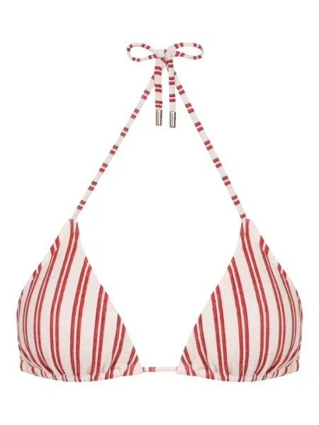 Top Lenny Niemeyer w paski wiązany biały