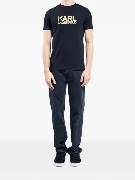 Tricou Karl Lagerfeld cu imagine negru
