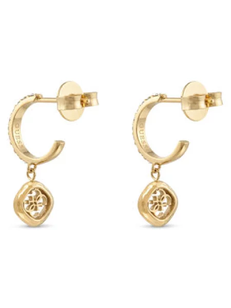 Guess náušnice dámske z nehrdzavejúcej ocele JAIPUR SPLENDOR žltá
