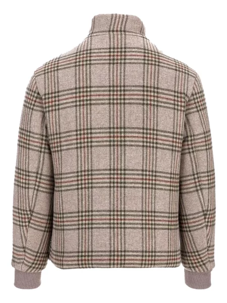 Geacă Etro cu broderie în carouri