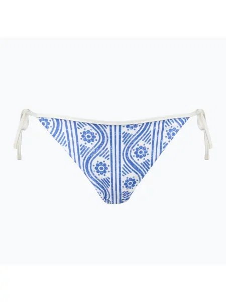Tommy Hilfiger Cheeky String Side Tie Print флорално райе заклинание долна част на бански костюм синьо
