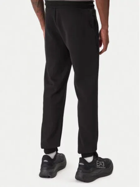 Teplákové kalhoty Emporio Armani černé