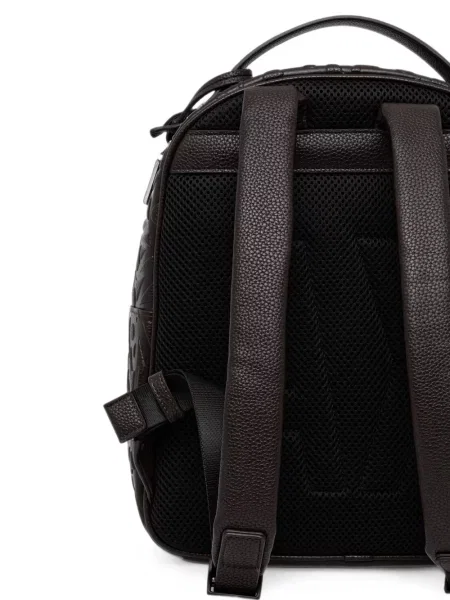 Rucsac Armani Exchange cu autograf maro
