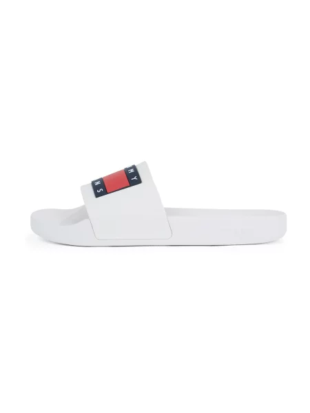 Pantofle Tommy Jeans bílé