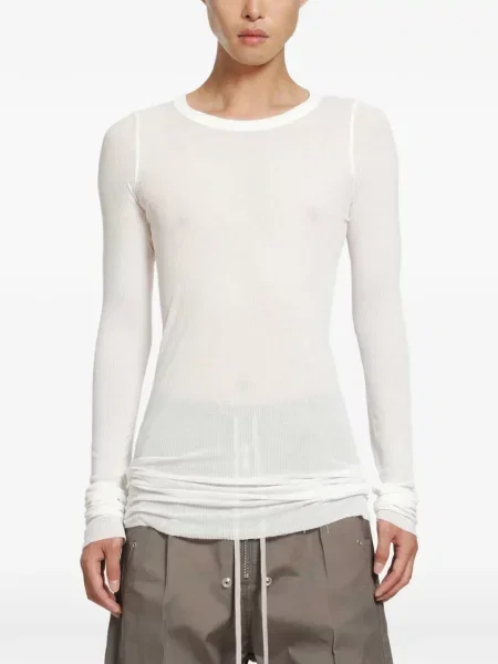 Lung tricou Rick Owens alb