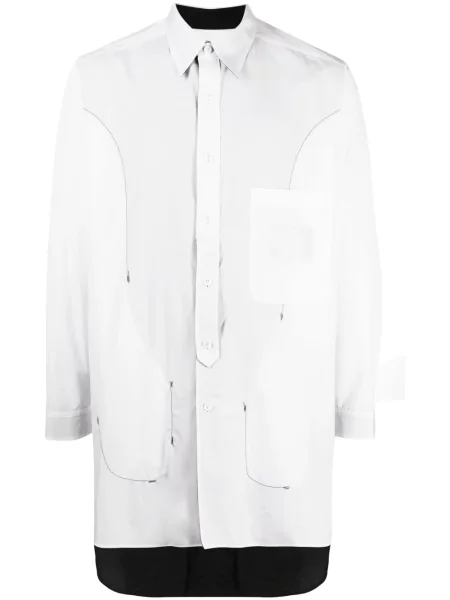 Reversibil cămașă Yohji Yamamoto alb