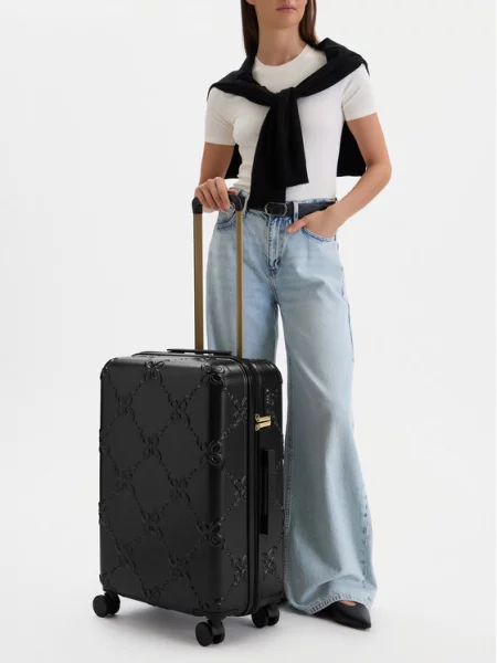 Střední kufr Nine West BLACK černá