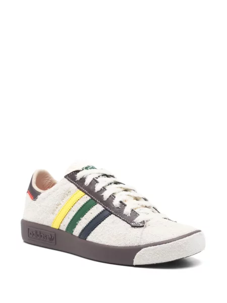 Șosete Adidas cu dungi cu broderie albastru