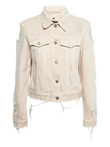 Kurtka jeansowa J-brand z przetarciami