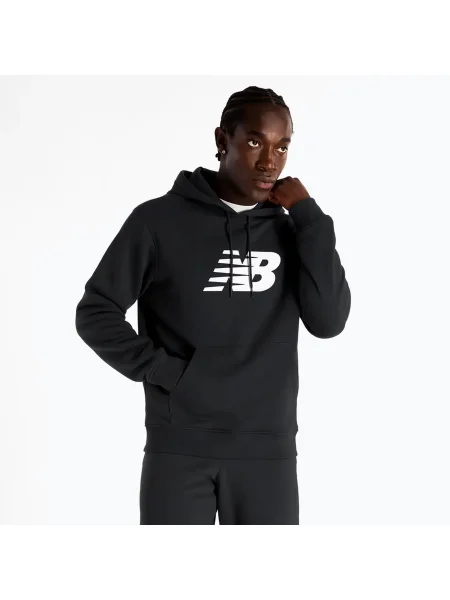 Hanorac cu glugă New Balance negru