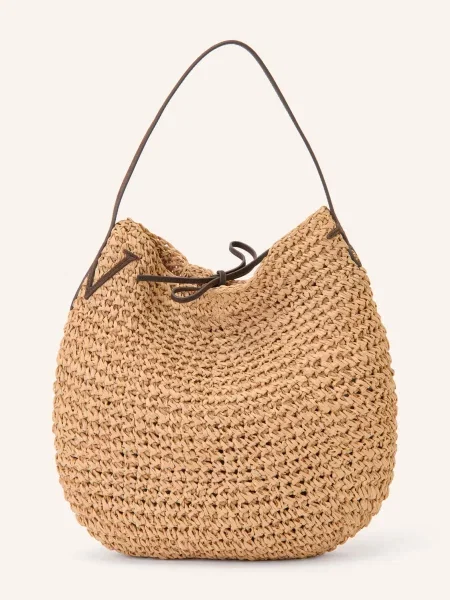 Jw Anderson Torebka Typu Worek Bulb Xl beige beżowa