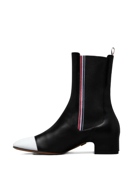 Șapcă Thom Browne cu dungi negru