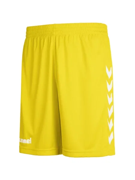 Spodenki sportowe dziecięce Hummel Core Kids Poly Shorts żółte