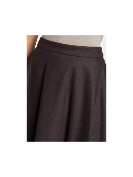 Spódnica maxi Max Mara brązowa
