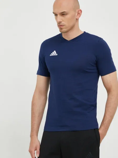 Tričko adidas Performance Entrada 22 tmavomodrá