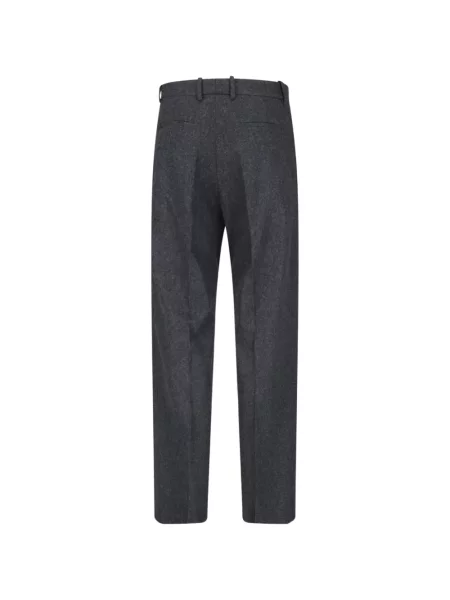Pantaloni Jil Sander de lână gri