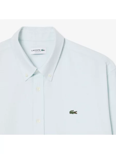 Lacoste Koszula Oxford Regular Fit niebieski