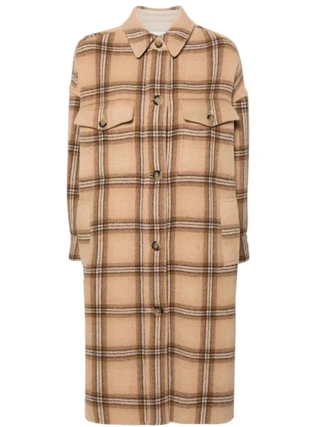 Карирано палто Isabel Marant