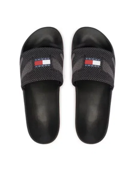 Šlepetės Tommy Jeans juoda