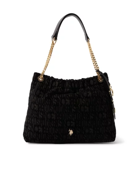 U.S. POLO ASSN. Geantă de umăr negru