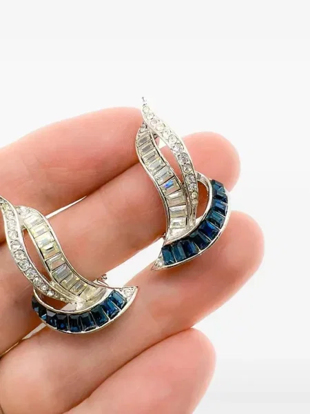 Обеци Jennifer Gibson Jewellery сребристо