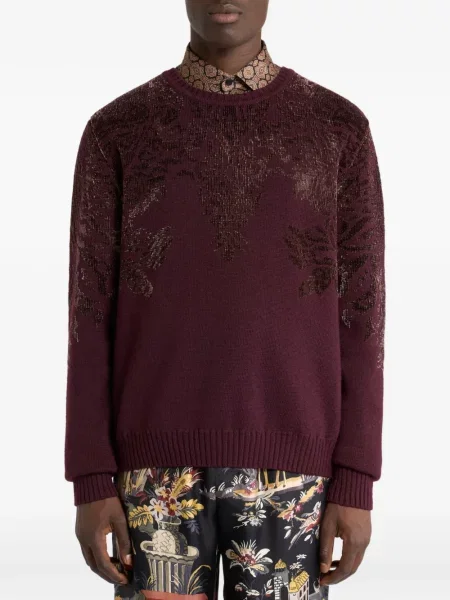 Pulover Etro de lână roșu
