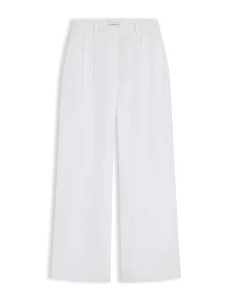 TOMMY HILFIGER Pantaloni cutați ESS' alb