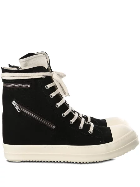 Sneakerși Rick Owens Drkshdw cu șireturi din dantelă negru