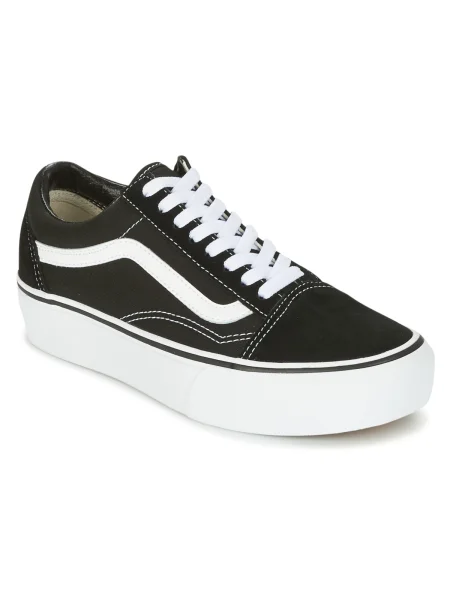 Tenisky Vans Old Skool na platforme čierna