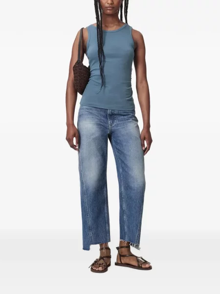 Blugi cu picior larg Allsaints albastru