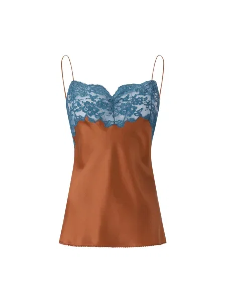 Top Saint Laurent brązowy
