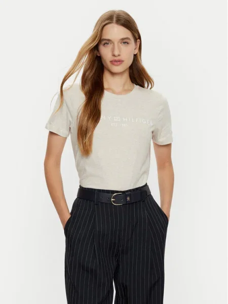 Tommy Hilfiger tričko dámske béžová