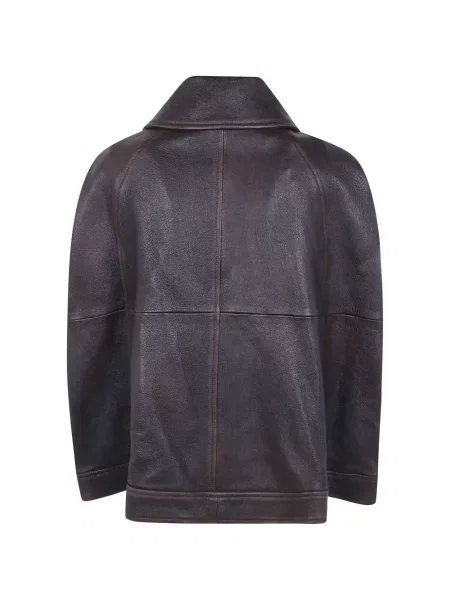Geanta de piele 7 For All Mankind maro