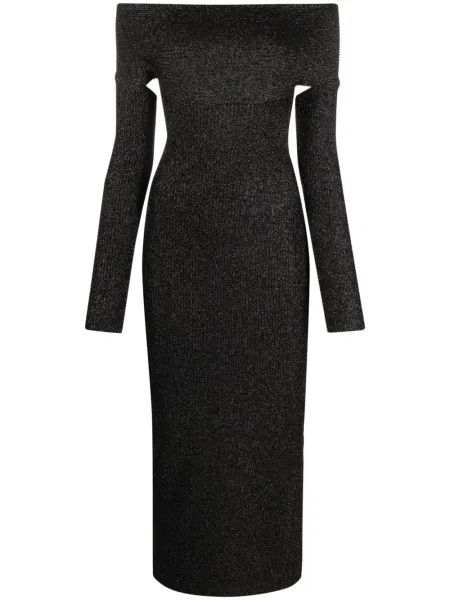 Rochie midi Khaite până la genunchi de costum negru
