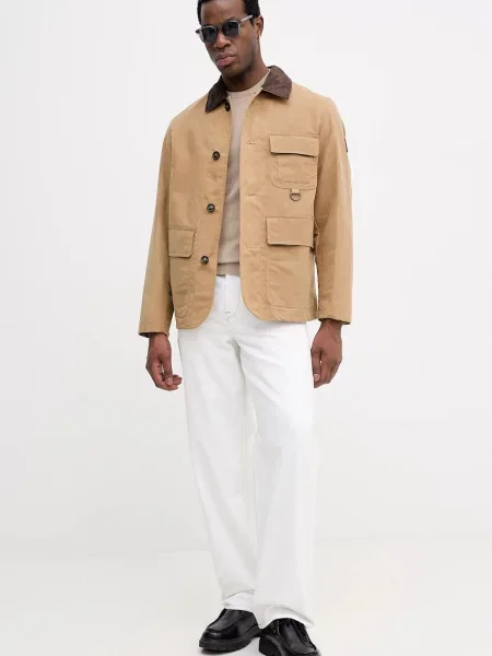 Шелковый легкий свитер Guess бежевый