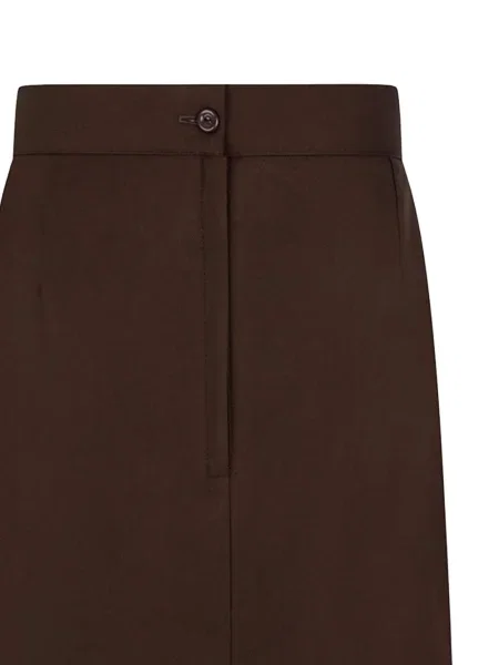 Dětské pouzdrová sukně Zeco Schoolwear hnědé