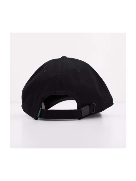 Șapcă Lacoste din țesătură twill negru